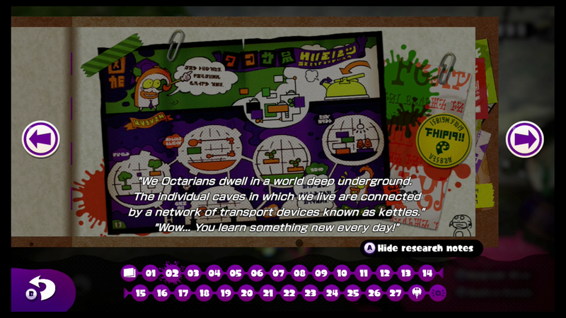 Illustration for article titled The Silly and Twisted Secrets of Splatoon's Sunken Scrolls